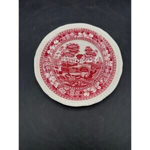 Vintage Spode Tower Pink Bread & Butter Plate 6.5" - English Porcelain